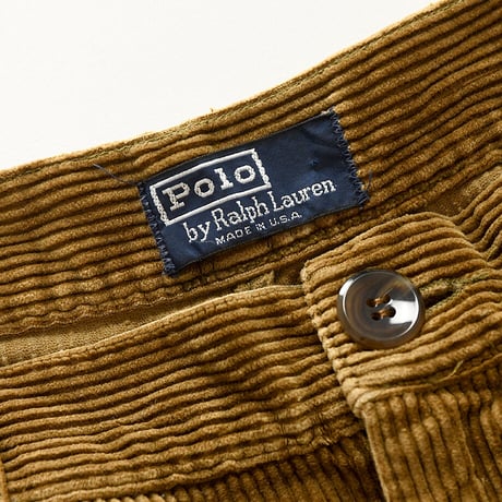 [W34 L32] POLO CORDUROY 2TUCK PANTS_80-90s vintage_no.139