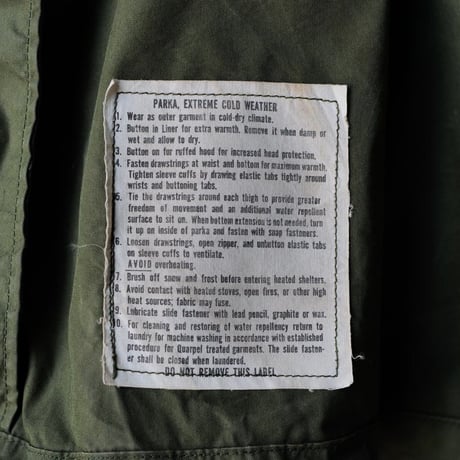 ［M］m65 parka_Mini Tag Model
