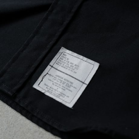 ［17 XXL fit］U.S.NAVY Black Shirt_deadstock_no.17