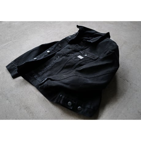 ［L］Calvin Klein Jeans_Sulfur Black Denim Jaket_90s