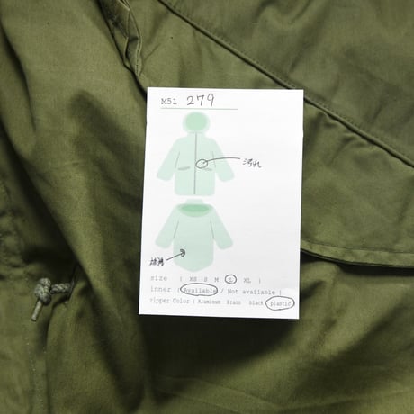 ［L］m65 parka_Plastic Zipper_no.279
