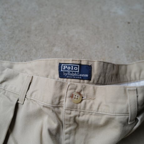 [W35] USA POLO SHORTS 2tuck_80s vintage_no.1