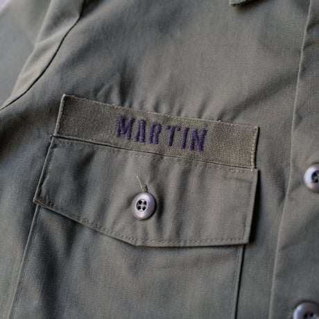 ［L (15 1/2)］USARMY Olive Green Shirts_deadstock_no.12