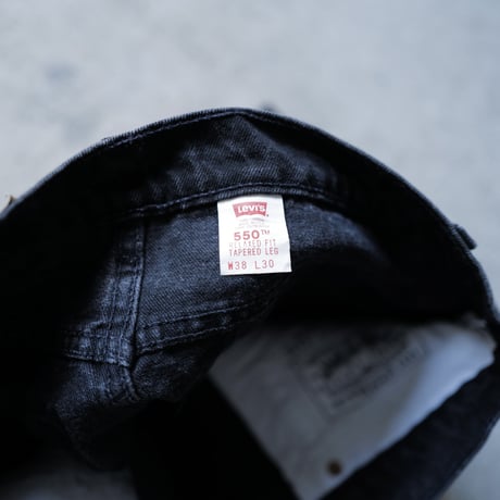 [W38 L30] 550_90s_Levi's Sulfur Black_no.5