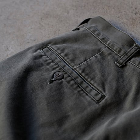 [W34 L30] VINTAGE POLO CHINO 2tuck PANTS_Military Color_no.2