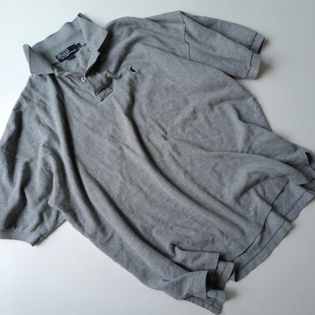 ［L］POLO SHIRT_MADE IN USA_80-90s vintage