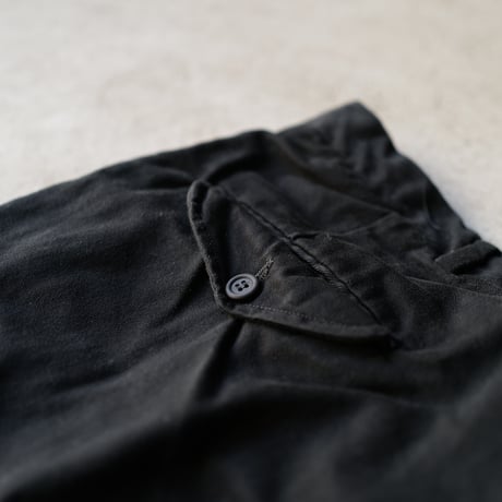 [W37 L32] Super Black_VINTAGE POLO CHINO 2tuck Pants_no.17