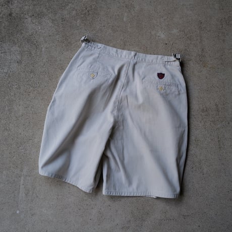 [W33] POLO CHINO SHORTS 2tuck_80-90s vintage