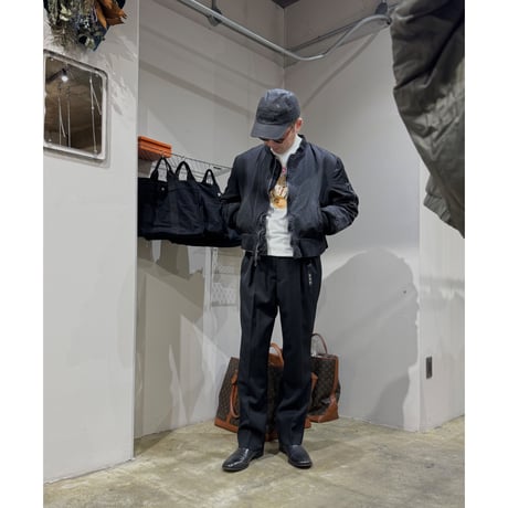 "Super Black" Shrink MA-1_Black Rib_no.1