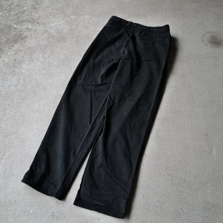 [W36 L35] Super Black_VINTAGE POLO CHINO 2tuck Pants_no.7