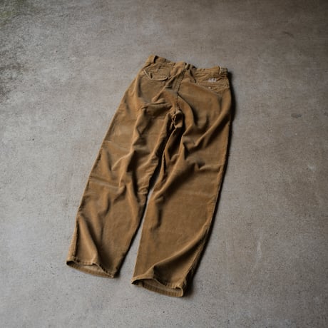 [W32 L31] VINTAGE POLO CORDUROY 2tuck PANTS_no.2