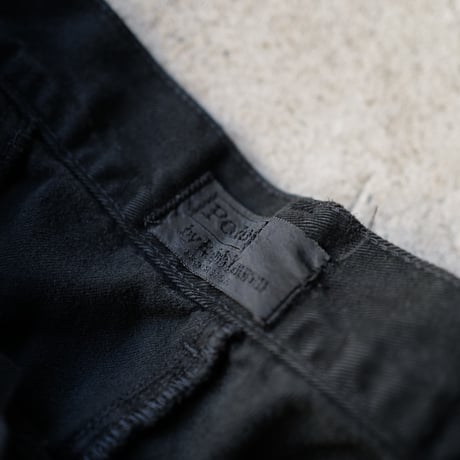[W34 L30] Super Black_VINTAGE POLO CHINO 2tuck Pants_no.11