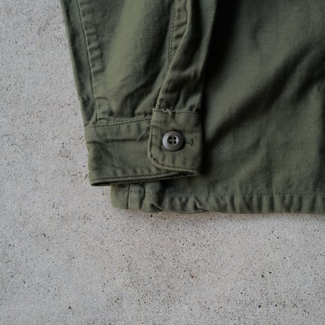 ［16 ( 1/2) XL fit］USARMY Olive Green Shirts_Cotton 100_deadstock_no.10
