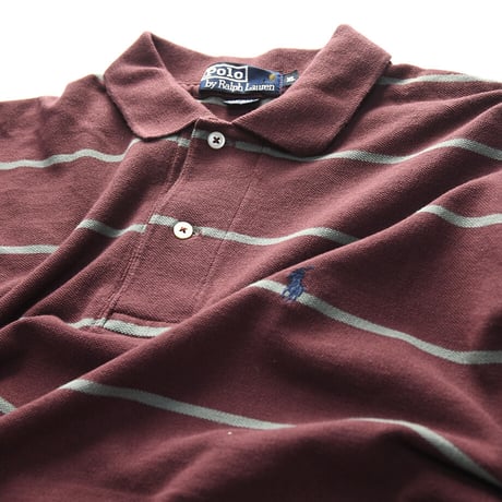 ［XL］POLO SHIRT_MADE IN USA_80-90s vintage_no.33
