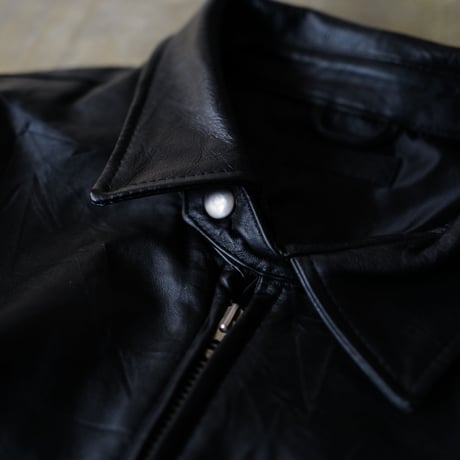 6月末お届け予定分_［Free Size］Fragments of Vintage Leather_Zip-up Jacket