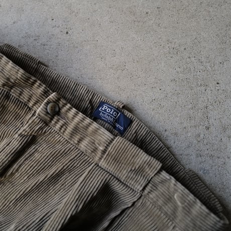 [W36 L30] POLO 2tuck CORDUROY PANTS_80s vintage