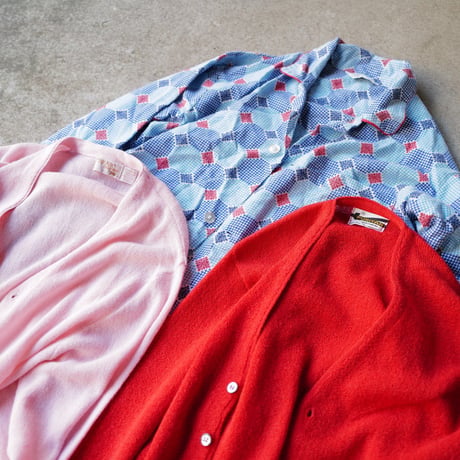 ［XL］"Fox" Cardigan_1980's_deadstock