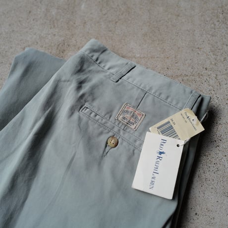 [W34 L34] VINTAGE POLO CHINO 2tuck Pants_deadstock_no.9