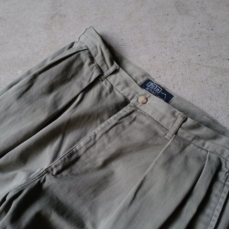 [W34 L31] POLO CHINO PANTS 2tuck_90s vintage_no.12