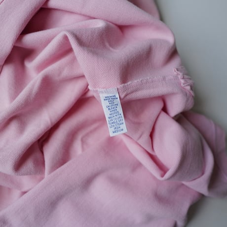 ［L］POLO SHIRT_MADE IN USA_80-90s vintage