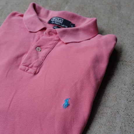 ［L］POLO SHIRT_MADE IN USA_80-90s vintage_no.9