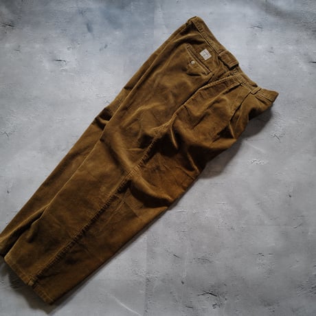 [W34 L28] POLO COUNTRY 2tuck CORDUROY PANTS_80-90s vintage