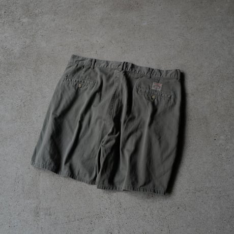 ［W37］VINTAGE POLO CHINO 2tuck SHORTS_Military Olive_no.6