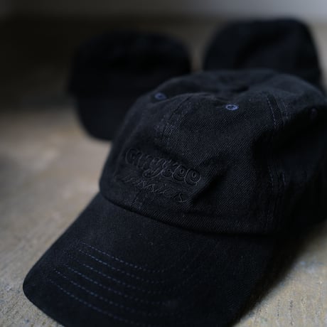 [anytee classics] "Super Black" Denim Cap