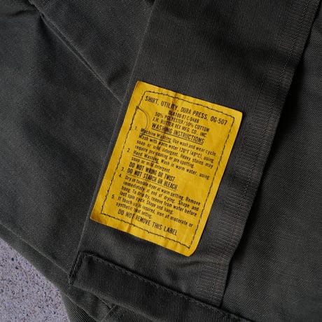 ［L (15 1/2)］USARMY Olive Green Shirts_deadstock_no.15
