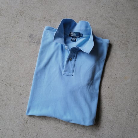 ［XL］POLO SHIRT_MADE IN USA_80-90s vintage
