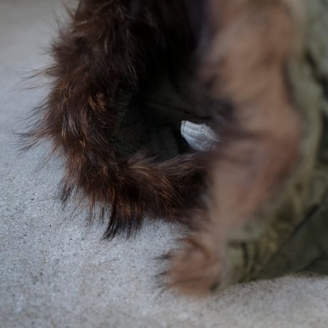 ［Free size］m51_first model_coyote fur hood_deadstock_no.4