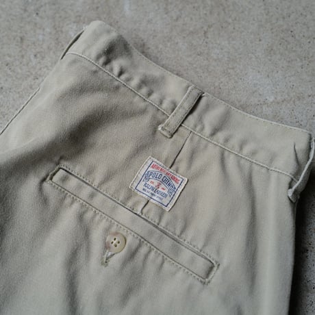 [W34] POLO CHINO 2tuck shorts_made in Singapore_90s vintage_no.39