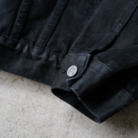 ［L］Calvin Klein Jeans_Sulfur Black Denim Jaket_90s
