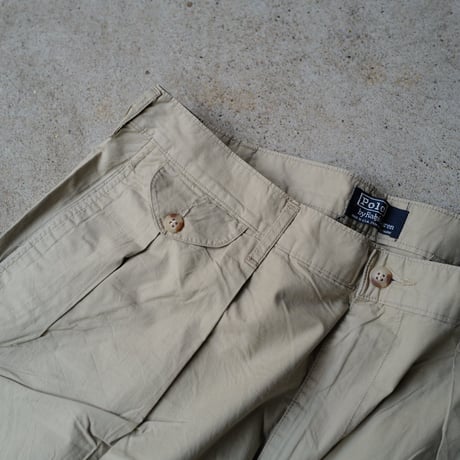 [W36 L33] "Annie Hall"model POLO CHINO PANTS 2tuck_80-90s vintage_no.11