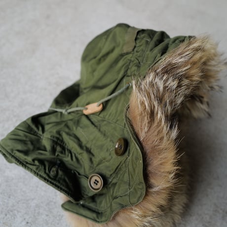 オンライン専用［Free size］m51_hood_real coyote fur