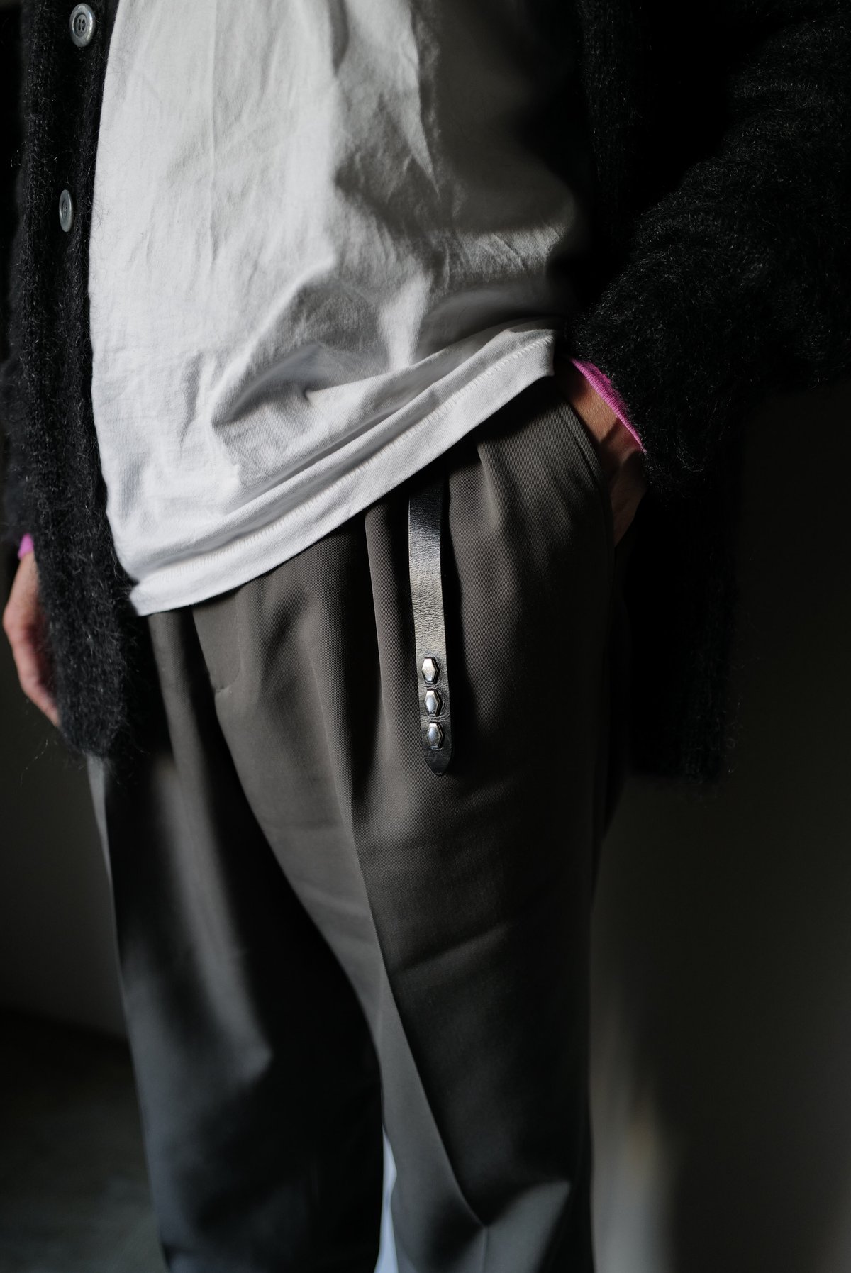 anytee classics] Officer Pants_Military Gray |