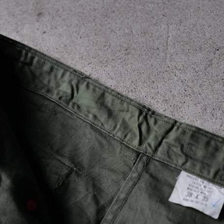 ［38×30］USARMY OG-107 Trousers_deadstock_Mismatched belt loops type_no.27