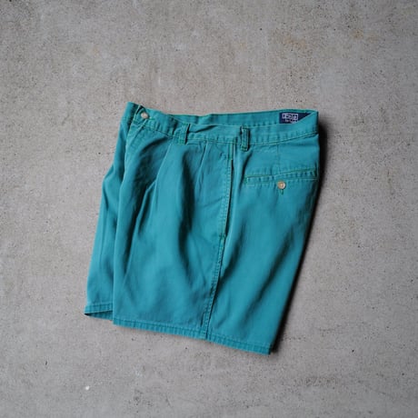 [W32] POLO CHINO SHORTS 2tuck_70-80s vintage_no.5