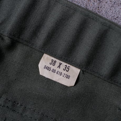 ［38×34］USARMY OG-507 Trousers_deadstock_no.1