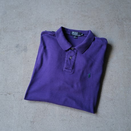 ［XL］POLO SHIRT_MADE IN USA_80-90s vintage_no.39