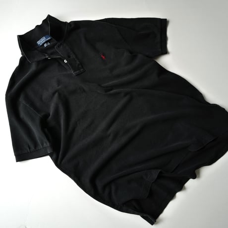 ［L］POLO SHIRT_MADE IN USA_80-90s vintage