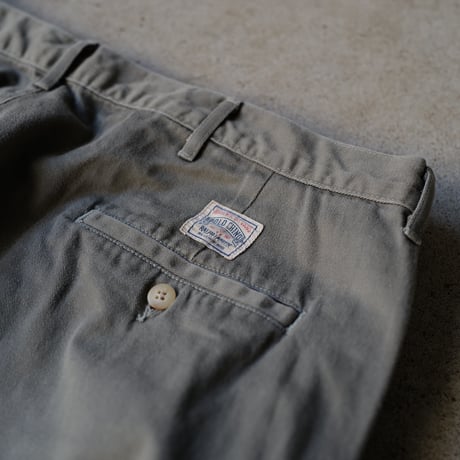 [W38 L32] VINTAGE POLO CHINO 2tuck Pants_Military Color_no.6