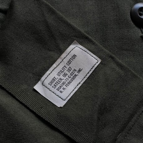 ［15 (1/2)］USARMY Olive Green Shirts_Cotton 100_deadstock_no.26