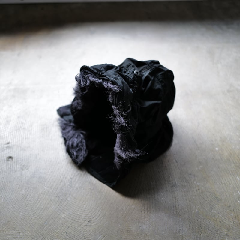 破格フード付き実物黒染めm-65 anyteeshop購入品　購入後未使用 破格フード付き実物黒染めm-65 anyteeshop購入品 購入後未使用