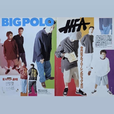 ［S (fit like L)］BIG POLO_MADE IN USA_80-90s vintage_no.14