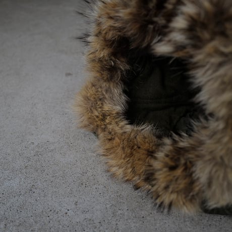 ［Free size］m51_first model_coyote fur hood_no.3