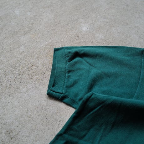 ［L］POLO SHIRT_MADE IN USA_80-90s vintage_green