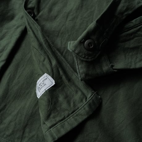 ［16 ( 1/2) / XL fit］U.S.NAVY Olive Green Shirts_Cotton100_deadstock_no.38