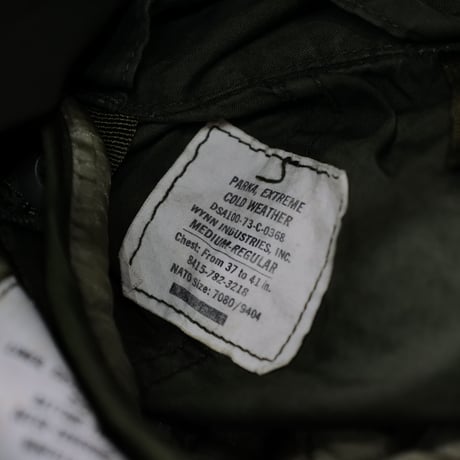 ［M］m65 parka_Mini tag model_fullset_deadstock_no.2
