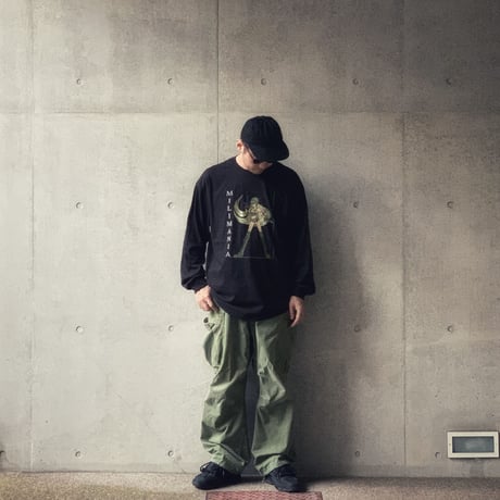 ミリマニア ブラック ロンTee